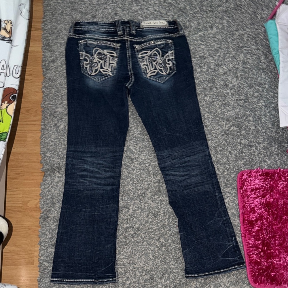 Rock Revival Women's Dark Indigo Boot Cut Jeans